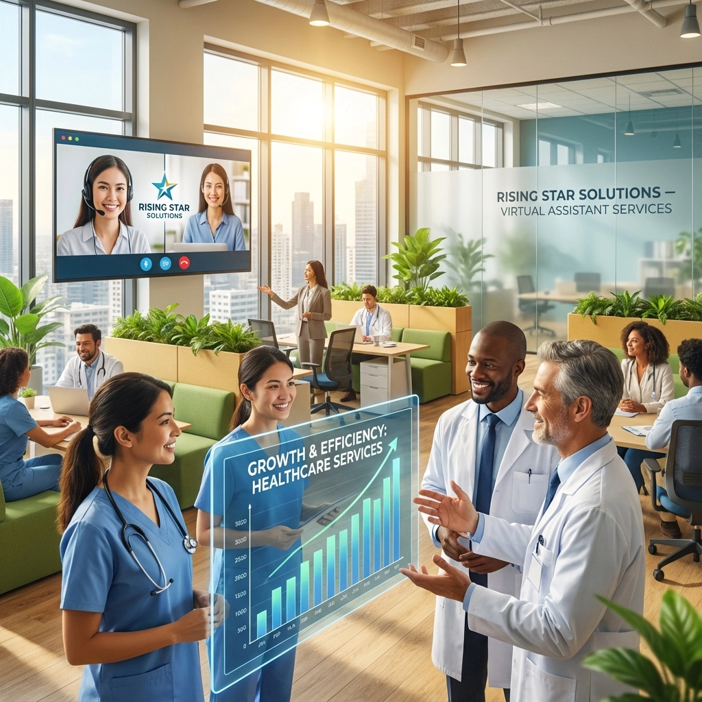 How Virtual Assistant Services from Rising Star Solutions Drive Growth for Healthcare Organizations